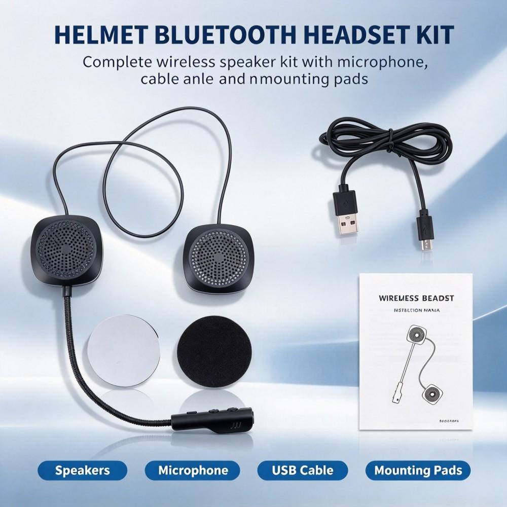 Bluetooth Speaker - Motorbike Riding Bluetooth Helmet Headset Hands‑Free