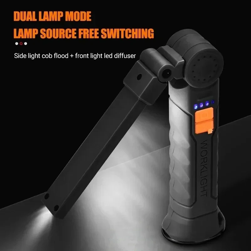 Portable COB LED Flashlight US - Power Bank recension och pris