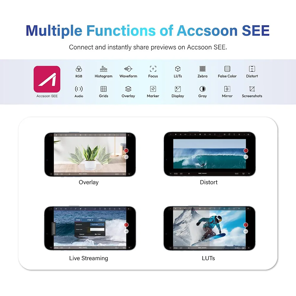 Accsoon CineView HE Wireless V - Hdmi Adapter recension och pris