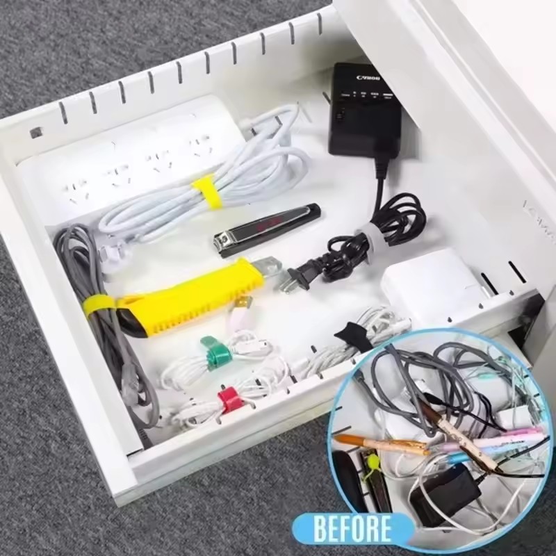 10/30/50Pcs Reusable Hook And  - Cable Organizer recension och pris