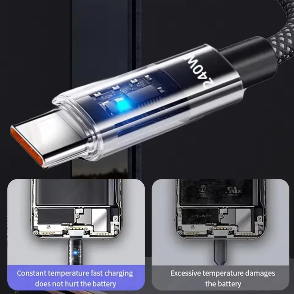 240W Nylon USB Type C Super Fa - Usb Charger recension och pris